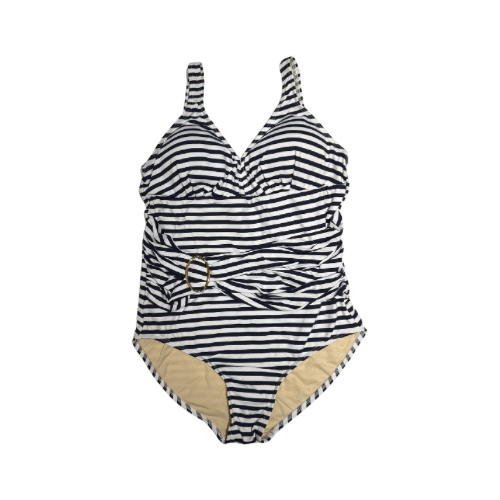 Navy Stripe One-Piece
