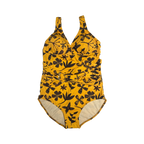 Mustard Floral One-Piece