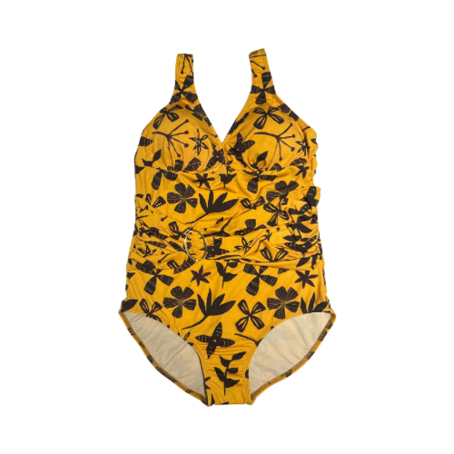 Mustard Floral One-Piece