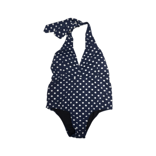 Navy Dotted One-Piece