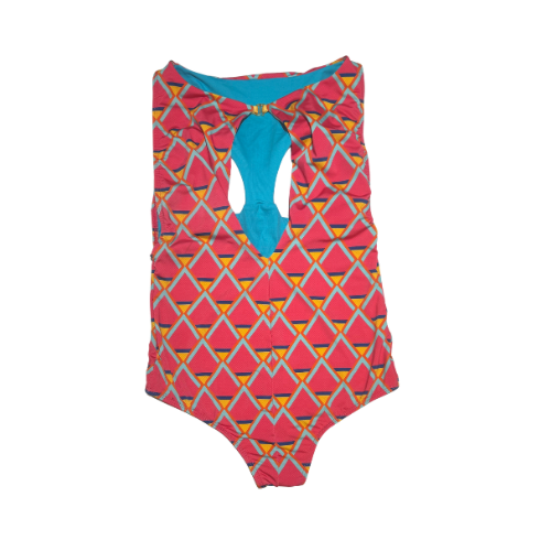 Pink Mosaic High-Neck