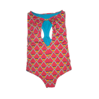 Pink Mosaic High-Neck