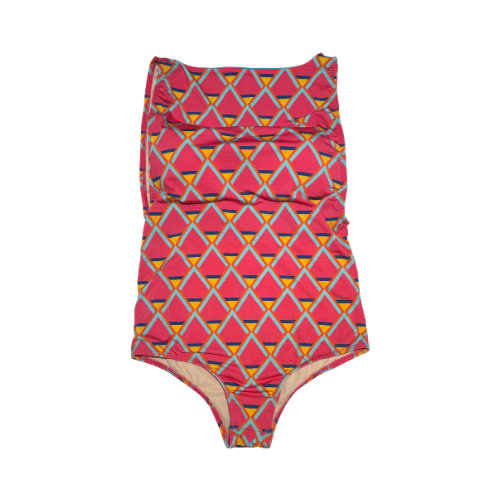 Pink Mosaic High-Neck