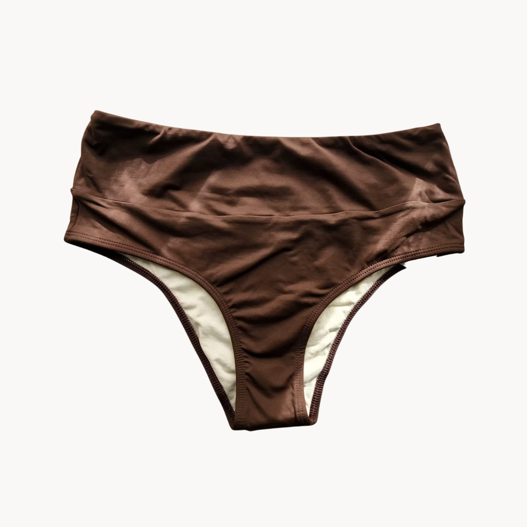 Retro High Waisted Bikini Bottom