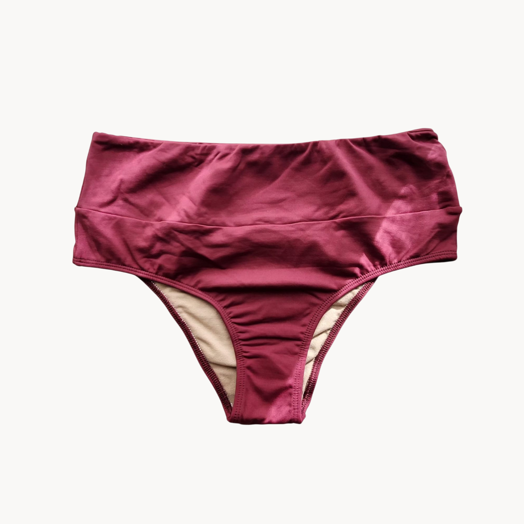 Retro High Waisted Bikini Bottom