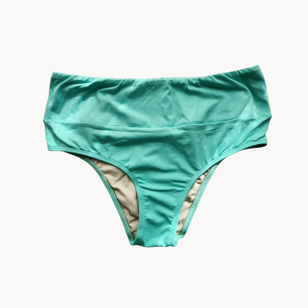 Retro High Waisted Bikini Bottom