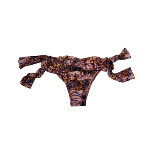 Rustic Leaves Tie Side Bottom