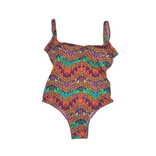 Geometric One-Piece Unpadded