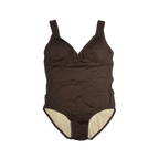 Solid Brown One-Piece