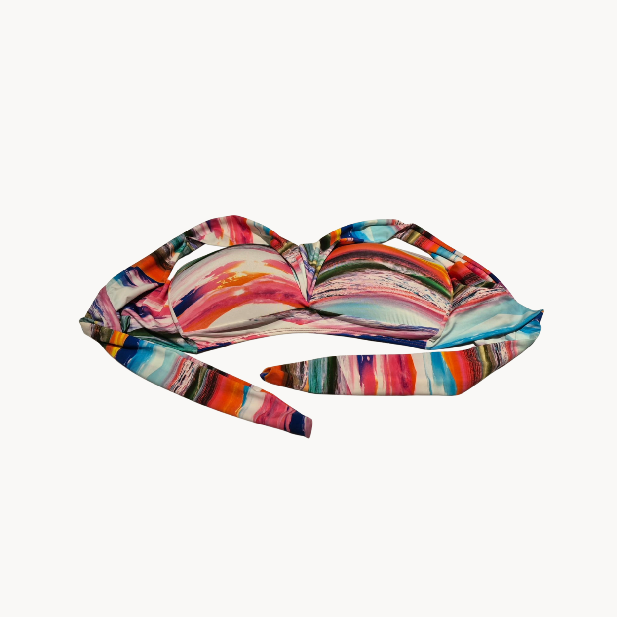 Rainbow Wave Bandeau Straps