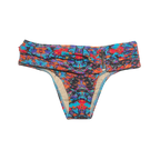 High Waisted Bikini Bottom with Gold Buckle