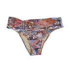 High Waisted Bikini Bottom with Gold Buckle