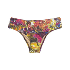 High Waisted Bikini Bottom with Gold Buckle