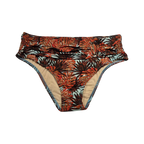 High Waisted Bikini Bottom with Gold Buckle