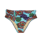 High Waisted Bikini Bottom with Gold Buckle