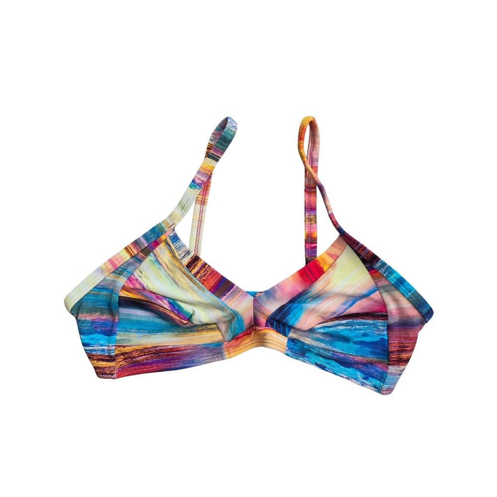 Fixed Strap V-Neck Top