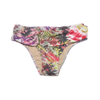 High Waisted Bikini Bottom with Gold Buckle